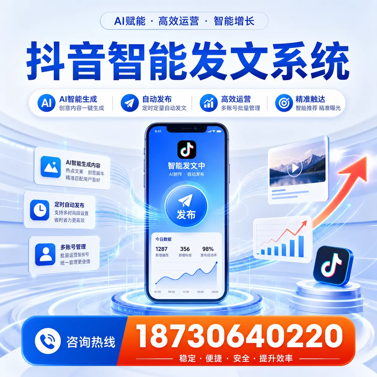 如何通过抖音智能发文系统提升 昌都 企业的市场竞争力